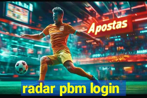 radar pbm login